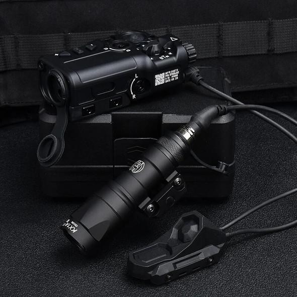 Tactical RAID X Metal Red Dot Blue IR Strobe Laser Surefir M300 M300A Flashlight Zero Adjustment Hunting Scout With AXON Switch