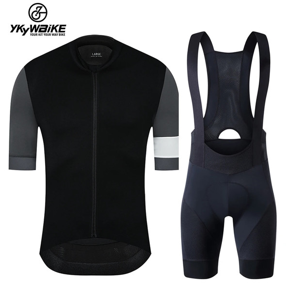 YKYWBIKE Cycling Jersey Set Jersey suit Cycling Bib Shorts 6 Hours Cycling Padded Breathable Quick Clothing set 자전거의류