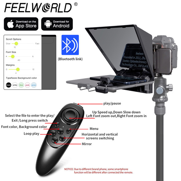 Teleprompter Smartphone Camera | Teleprompter Dslr Camera |
