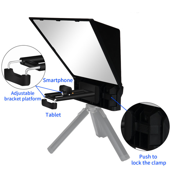 Teleprompter Smartphone Camera | Teleprompter Dslr Camera |