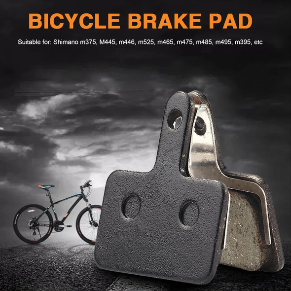 1-10 Pack MTB Bicycle Accessories Resin Semimetal Disc Brake Pads For Shimano B01S M375 M395 M446 M485 M486 M416 Deore M515 M525