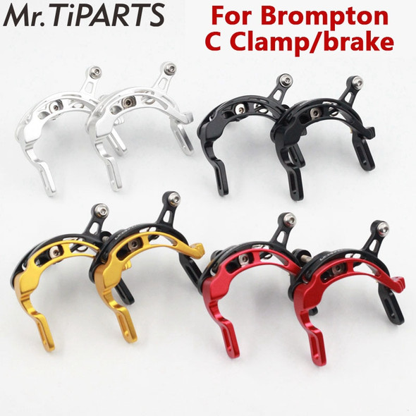Mr.tiparts For Brompton Folding Bicycle C Clamp Brake C Brake Aluminum Alloy CNC Processing Bicycle Accessories Mr.tiparts For Brompton Folding Bicycle C Clamp Brake C Brake Aluminum Alloy CNC Processing Bicycle Accessories