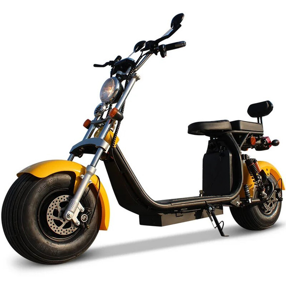 Power-Assisted Electric Motorcycle 1500W High Power 60V12A Removable Lithium Battery Adult High Endurance Mobility Electric Bike