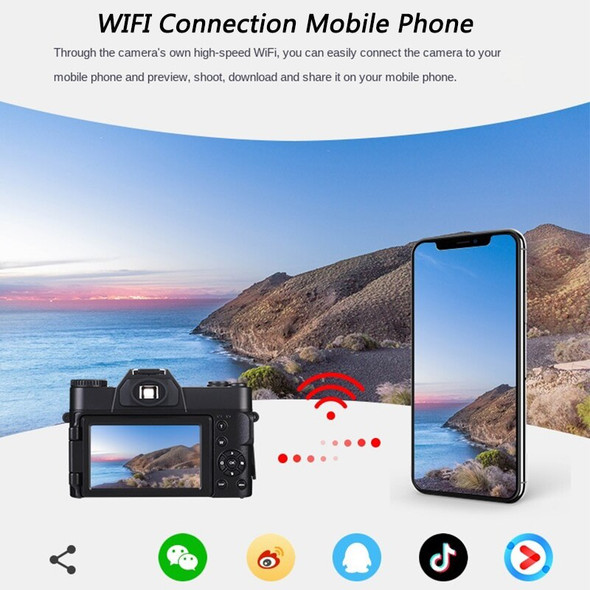 4K Mini Digital Camera 48MP Micro single Camera Vlogging Camera 30FPS 4K Mini Digital Camera 48MP Micro single Camera Vlogging Camera 30FPS