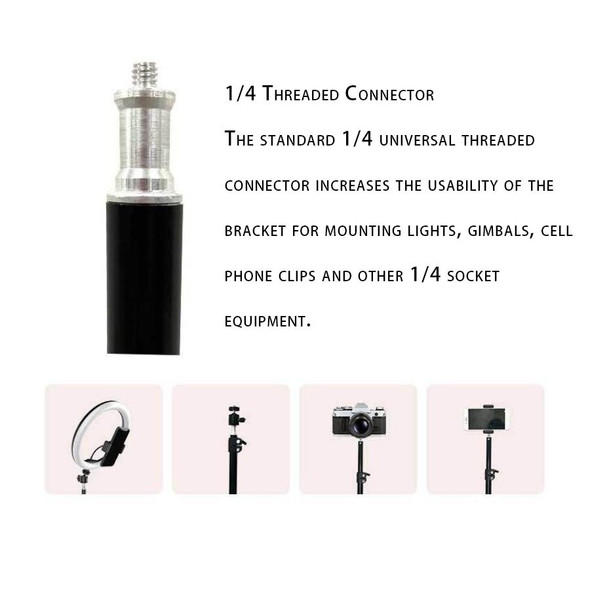 2m Meters 6.5' Reversible Leg Light Stand Compact Portable Tripod for