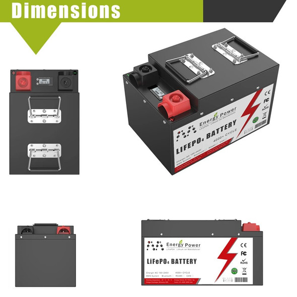 96V 40AH 100AH LiFePO4 Battery Pack Built-in 4000W 8000W 10KW BMS 6000 Cycles For Electric bike Scooter motorcycle Golf cart