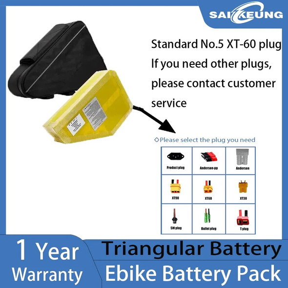 1500w 3000w 18650 30 40 50 60ah 36v52v Lithium Battery 48v Akku 20ah Fietsaccu Triangle Electric Bike Conversion Kit 60v 72v