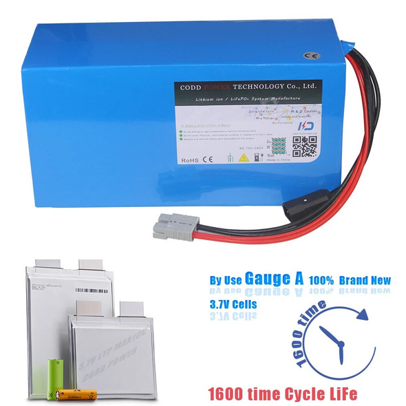 72V 150A Bomber Electric bike Frame Polygon Battery Pack with 3000W 5000W 8000W 150A BMS