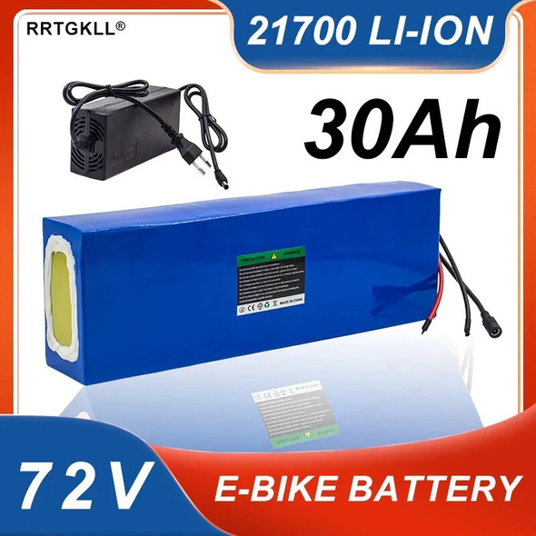 Battery 72V 30Ah 21700 Battery Pack For Electric Bike Electric Motorcycle Tricycle Battery With 84v Charger 5000mah Cell 20s6p