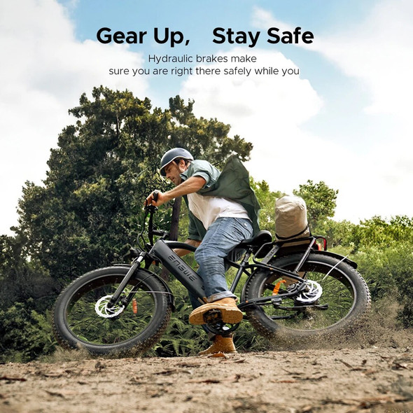 26in All-terrain Electric Bike Dual Suspension All-Terrain E-bike 16Ah Large-Capacity Battery Bear 25 kg 70Nm High Torque