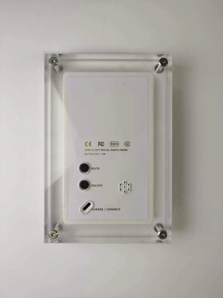 Cuttest Gift Acrylic Digital Photo Frame 5 Inch 1000mah Vertical