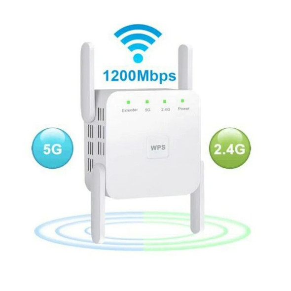 1200Mbps Wifi Repeater 5G Wireless WiFi Amplifier Signal Wifi Extender Network Wi fi Booster 5 Ghz Long Range Wi-fi Repeater 1200Mbps Wifi Repeater 5G Wireless WiFi Amplifier Signal Wifi Extender Network Wi fi Booster 5 Ghz Long Range Wi-fi Repeater