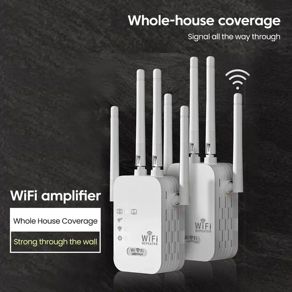 300M Wireless WiFi Repeater WiFi Extender Long Range Wireless WIFI Signal Booster Wireless Network Internet Repeater
