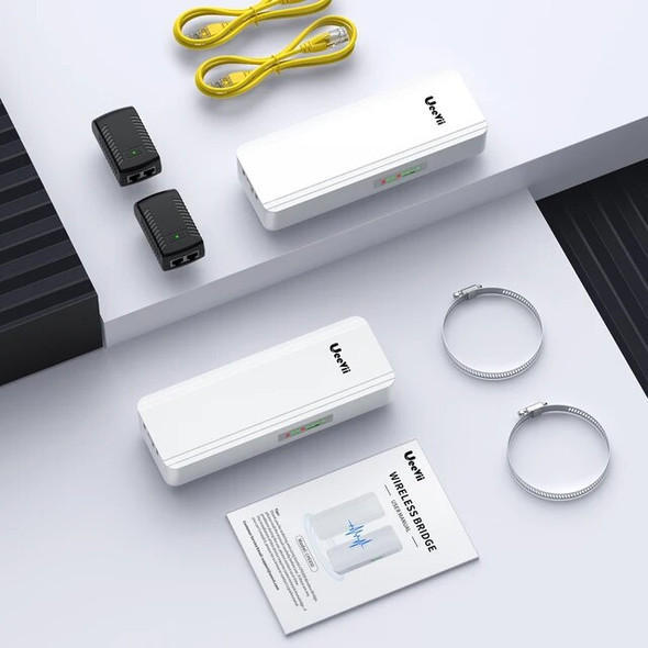 UeeVii CPE850 Wifi Router 750Mbps Wireless Bridge 5KM Long Range 5.8G Wifi Repeater Extender Wi-Fi Signal Amplifier Access Point