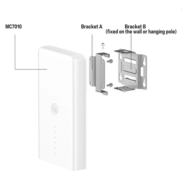 Original ZTE MC7010 Unlock Outdoor Wireless WIFI Router Qualcomm 5G Sub6+4G LTE 5G NR NSA+SA Network Amplifier Repeater Extender Original ZTE MC7010 Unlock Outdoor Wireless WIFI Router Qualcomm 5G Sub6+4G LTE 5G NR NSA+SA Network Amplifier Repeater Extender