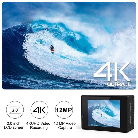 H9 Action Camera Ultra Hd 4k/30fps Wifi 2.0-inch 170d Underwater