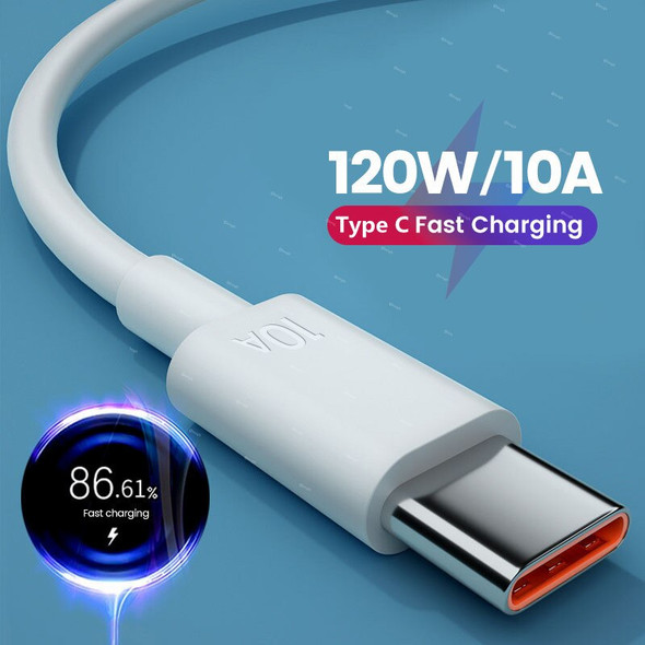 120w 10a Usb Type C Usb Cable Super Fast Charing Line For Xiaomi