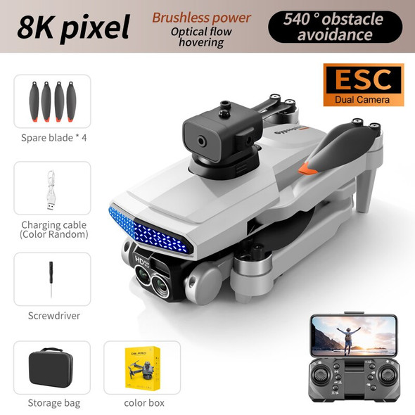 New D6 Pro Brushless Drone HD Dual ESC Camera 540&deg; Obstacle