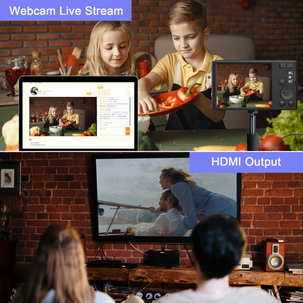 Digital Camera 48MP 4K Camera Vlogging Camera for YouTube 60FPS Auto Digital Camera 48MP 4K Camera Vlogging Camera for YouTube 60FPS Auto