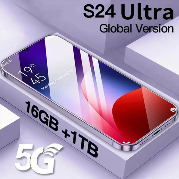 S24 Ultra+ Mobile Phones 6.8 HD Screen SmartPhone Original 16+1T 5G Dual Sim Celulares Android Unlocked 108MP 6800mAh Cell Phone S24 Ultra+ Mobile Phones 6.8 HD Screen SmartPhone Original 16+1T 5G Dual Sim Celulares Android Unlocked 108MP 6800mAh Cell Phone