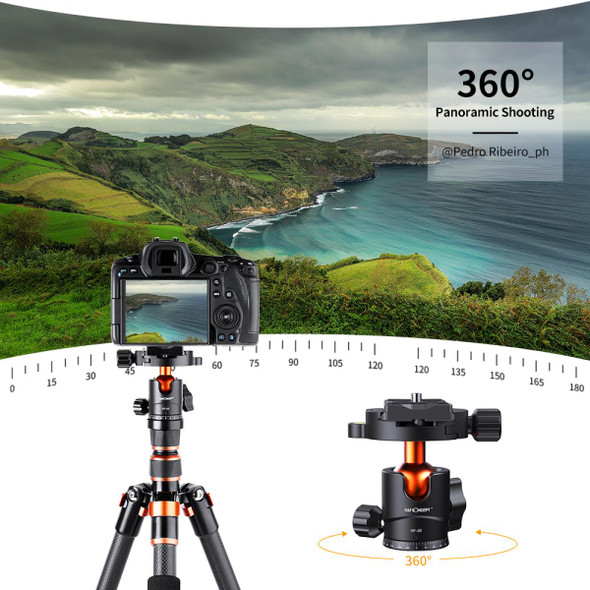 K&f Concept Carbon Fiber Tripod Lightweight Portable For Dslr Camera K&f Concept Carbon Fiber Tripod Lightweight Portable For Dslr Camera