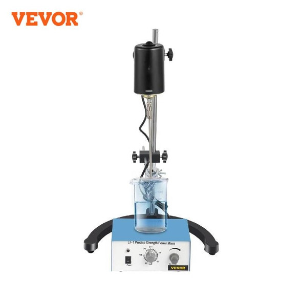 VEOVR 3000RPM Electric Overhead Stirrer Mixer Magnetic Agitador Vortex Blender Shaker for Medical Biological Chemical Laboratory