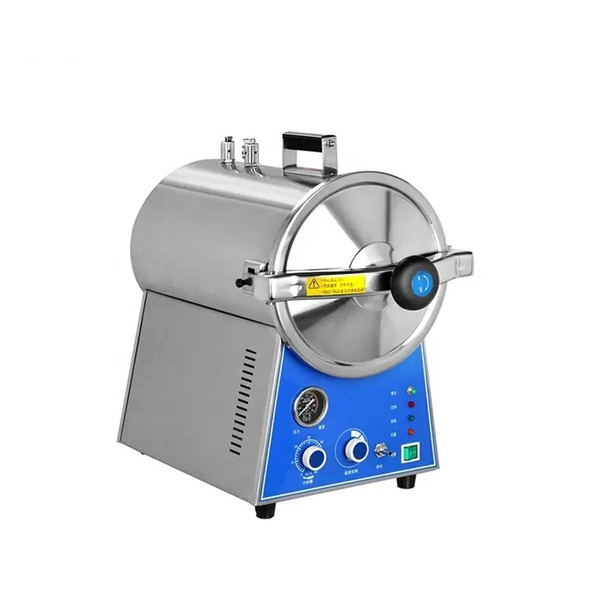 IKEME Official Store Desktop High Pressure Steam Sterilizer 16/24L Stainless Steel Portable Dental Autoclave Machine TM-T16J