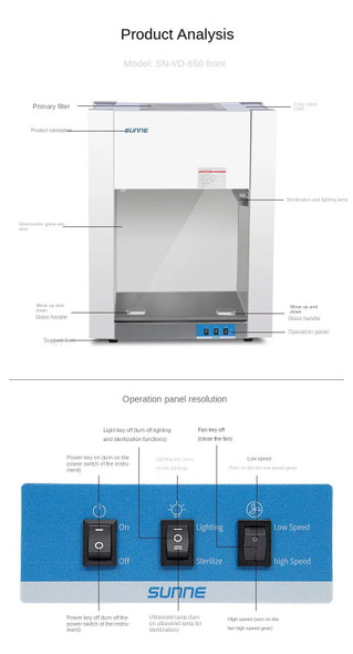 220VLaboratory Super Clean Worktable Single and Double Stainless Steel Dust-free Sterile Operation Table Purification Worktable