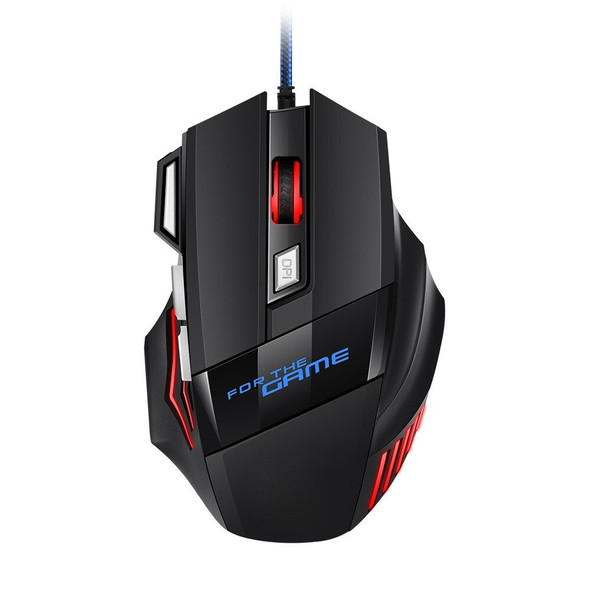 1 PC ITLY New Hyperspeed USB Gaming Mouse RGB Backlit Ergonomic Game Mice 7D Esports Wired Mouse for Laptop PC Gamer