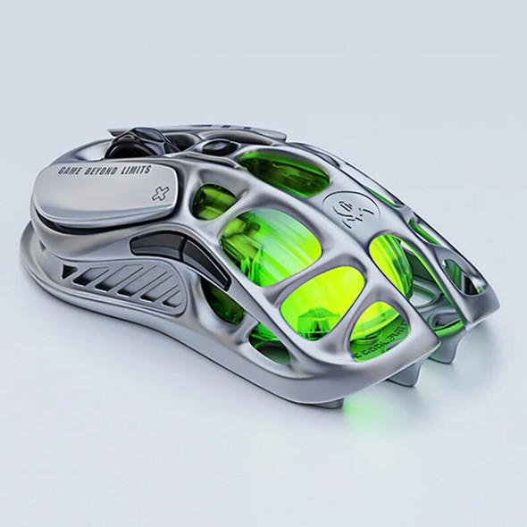 Gravity Planet Cocoon Breaking Professional Mouse Paw3395 E-Sports Game Three-Mode Wireless Wired Magnesium Alloy Hollowing Out