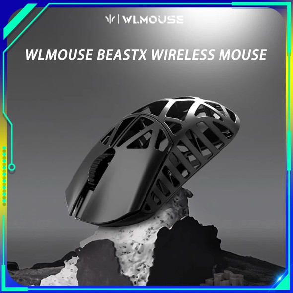 Wanling Wlmouse Paw3395 Beastx Mouse Dual Mode Wireless Lightweight Rgb Mouse Gamer Accessory For Computer Pc Gaming Mice Gifts