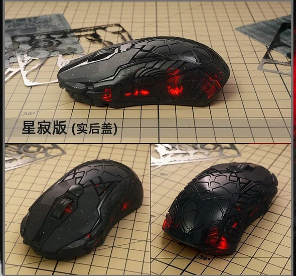 Jormungand WA04 Wireless Mouse 2-Mode 2.4G Gamer Wireless Wired Mouses PAW3370 6400DPI RGB Rechargeable Office CSGO Gaming Mice