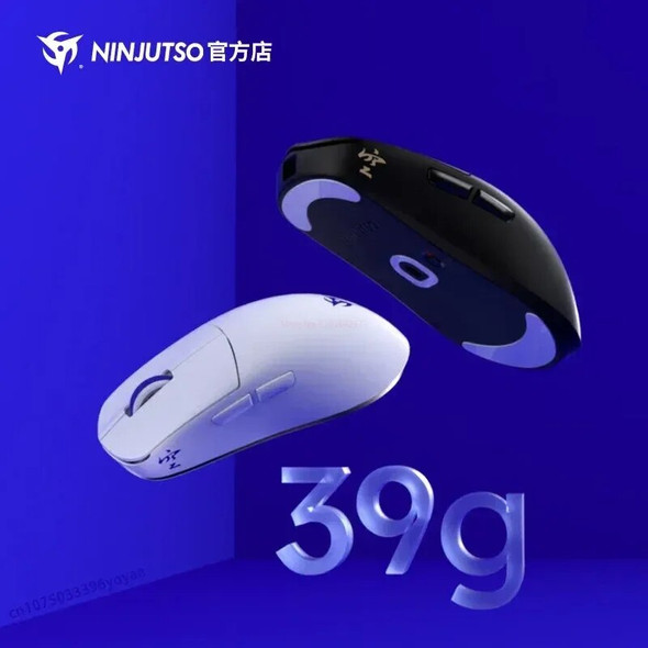 Ninjutso Sora V2 Mouse Dual Mode Paw3395 Lightweight 2.4ghz Wireless Mouse Gamer E-Sports Pc Accessories Gaming Mice Man Gifts