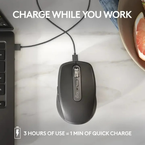 Original Logitech MX Anywhere 3s Wireless Compact Performance Mouse 4000 DPI Portable Silent Rechargeable Office Mouse For Pc