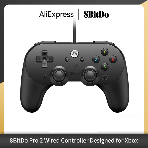 8BitDo Pro 2 Wired Controller Joystick Gamepad for Xbox Series X / Xbox Series S / Xbox One & Windows Game Accessories