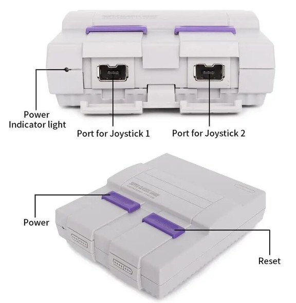 HDMI TV Video game consoles SNES 8-bit game consoles with 821 SFC game consoles for SNES games dual gamepad player pal and NTSC