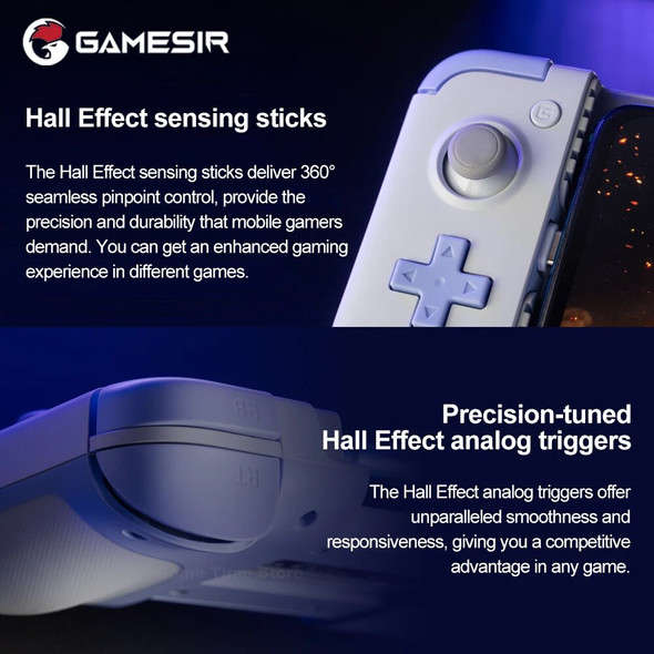 GameSir X2 s Type C Gamepads Mobile Phone Controller with Hall Effect Stick Trigger Switch Xbox for iPhone 15 Android Cloud Game