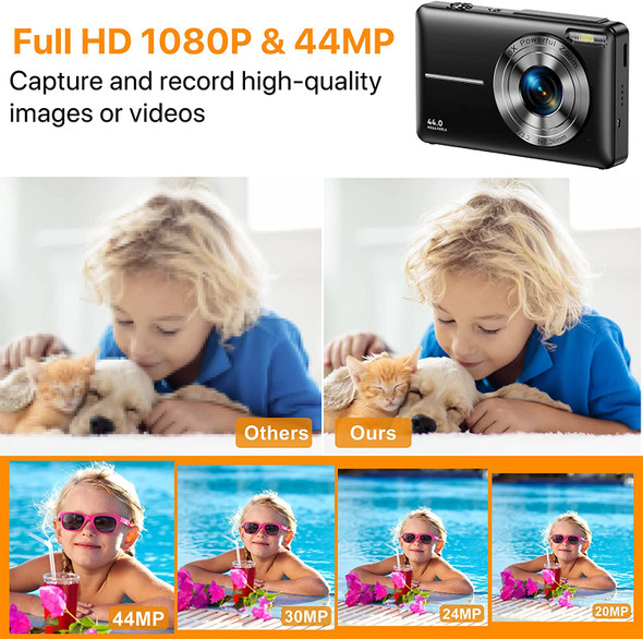 2.4 inches HD 1080P Digital Children Camera Rechargeable Cameras with