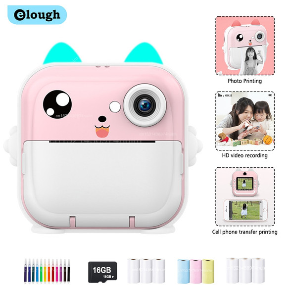 Children Instant  Print Camera Kids Video Photography Digital Photo