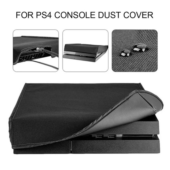 Game Console Dust Cover for SONY PlayStation 4 PS4/PS4 Slim Console Anti Scratch Cover Sleeve Oxford Cloth Accessories Game Console Dust Cover for SONY PlayStation 4 PS4/PS4 Slim Console Anti Scratch Cover Sleeve Oxford Cloth Accessories
