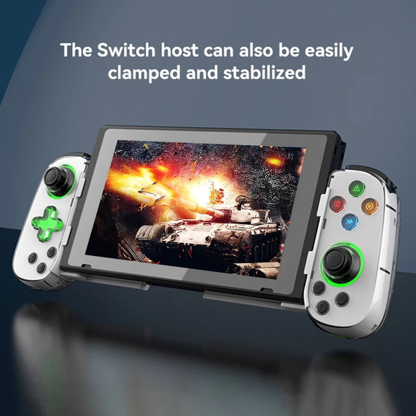 D7 Telescopic Mobile Phone Gamepad Bluetooth 5.0 Type-C Wireless Game Controller Joystick for Android/iPhone /Switch /PS4 /PC