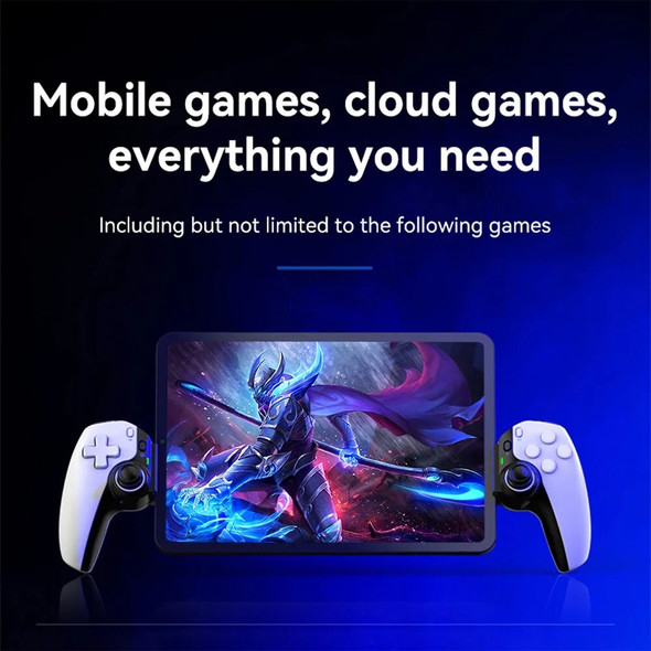 D9 Mobile Phone Stretching Game Controller with Turbo Bluetooth-Compatible 5.2 Dual Hall Somatosensory Controller Dual Vibration
