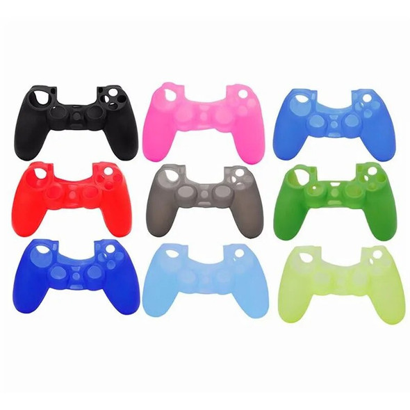 2000Pcs Soft Silicone Protective Cases For PS4 Game Controller Skin Gamepad Joystick Case Cover for PLAYSTATION4 Case