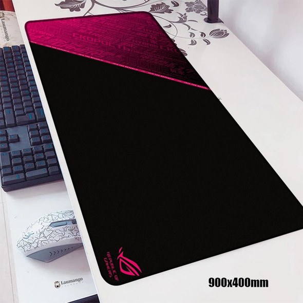 ROG ASUS 900x400 XXL Rubber Small PC Mousepad Gamer Gaming Mouse Pad Accessories Desk Keyboard Mat Computer Laptop Cute Mausepad