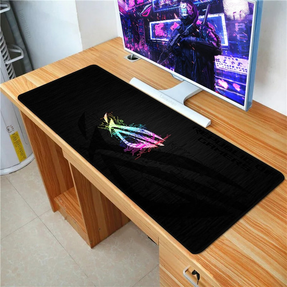 ROG ASUS 900x400 XXL Rubber Small PC Mousepad Gamer Gaming Mouse Pad Accessories Desk Keyboard Mat Computer Laptop Cute Mausepad