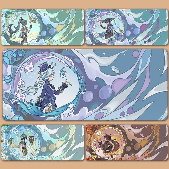 Genshin Impact Mouse pad Keyboard Pad Furina Venti Xiao Wanderer Xianyun Ganyu Nahida Shenhe Hutao Raiden MousePad Desk Mat