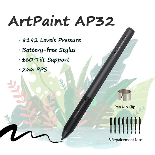 GAOMON M10K PRO 10 * 6.25'' Graphic Pen Tablet Drawing Board with 8192 Pressure Battery-Free Stylus Support Android OS & Redial