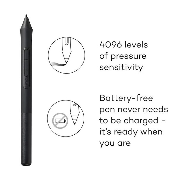 Wacom Intuos CTL-6100WL Medium Bluetooth Graphic Drawing Tablet 4 ExpressKeys Works with Chromebook Mac OS Android Windows