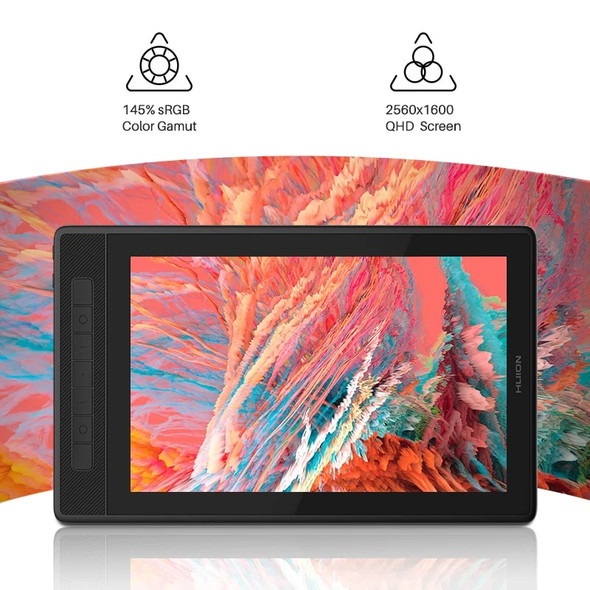 HUION KAMVAS Pro 13 2.5k Graphic Tablet Monitor Pen Graphics Display Digital Battery-Free Drawing HD Graphical Screen