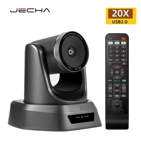 Jecha NV20X HD1080P60fps Video Conference System webCam PTZ Camera 20X Zoom USB Output webCam for BigRooms